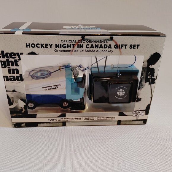 Main and Local Hockey Night In Canada Ornament Gift Set BNIP - Picture 4 of 6